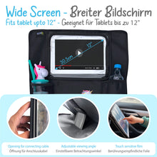 Load image into Gallery viewer, Children&#39;s car seat backrest protection organizer - Unicorns
