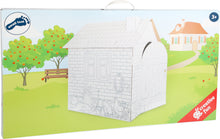 Load image into Gallery viewer, Playhouse &quot;House&quot; made of craft cardboard
