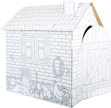 Load image into Gallery viewer, Playhouse &quot;House&quot; made of craft cardboard
