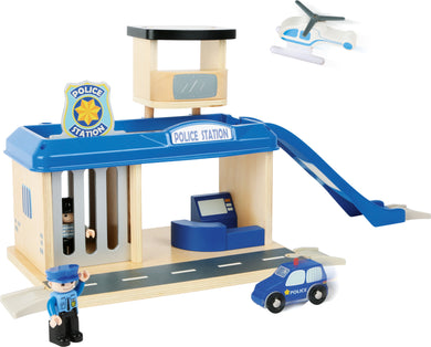 Police station with accessories