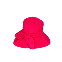 Load image into Gallery viewer, Bucket Hat - Women - Fuschia with Big Bow
