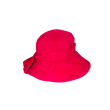 Load image into Gallery viewer, Bucket Hat - Women - Fuschia with Big Bow
