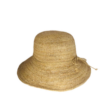 Load image into Gallery viewer, Handmade Straw Hat - Natural colour
