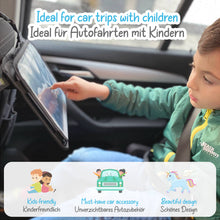 Load image into Gallery viewer, Children&#39;s car seat backrest protection organizer - Unicorns
