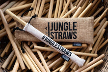 Load image into Gallery viewer, Eco Reusable Bamboo Straws | Sustainable Straws | Slate (Grey) 6er
