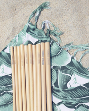 Load image into Gallery viewer, Bamboo Drinking Straws - Reusable Straw Set - 12 Straws
