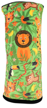 Load image into Gallery viewer, Car sleeping pillow motif for boys - JUNGLE
