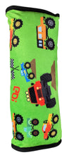 Load image into Gallery viewer, Car sleeping pillow motif for boys / Monster Trucks
