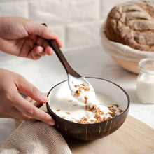 Load image into Gallery viewer, Coconut Bowl Set - White &quot;Coconut&quot; Shell Interior
