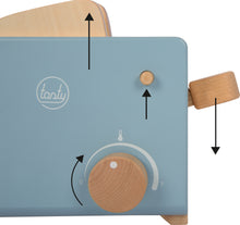 Load image into Gallery viewer, Wooden Toaster-Set „tasty“
