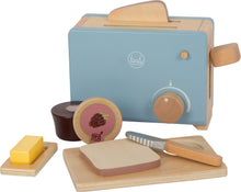 Load image into Gallery viewer, Wooden Toaster-Set „tasty“
