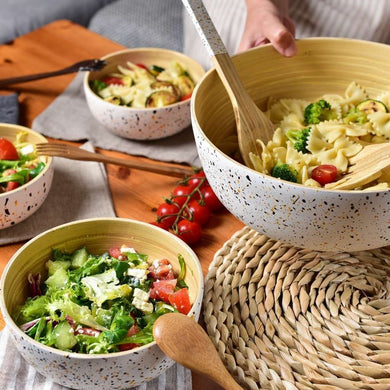 Extra Large Bamboo Salad Bowl (28cm Diameter)