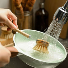 Load image into Gallery viewer, Bamboo Dish Brush Set | Eco-friendly Washing Up Brushes
